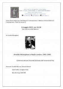 18-Arnaldo Momigliano a Radio Londra 1941-1945